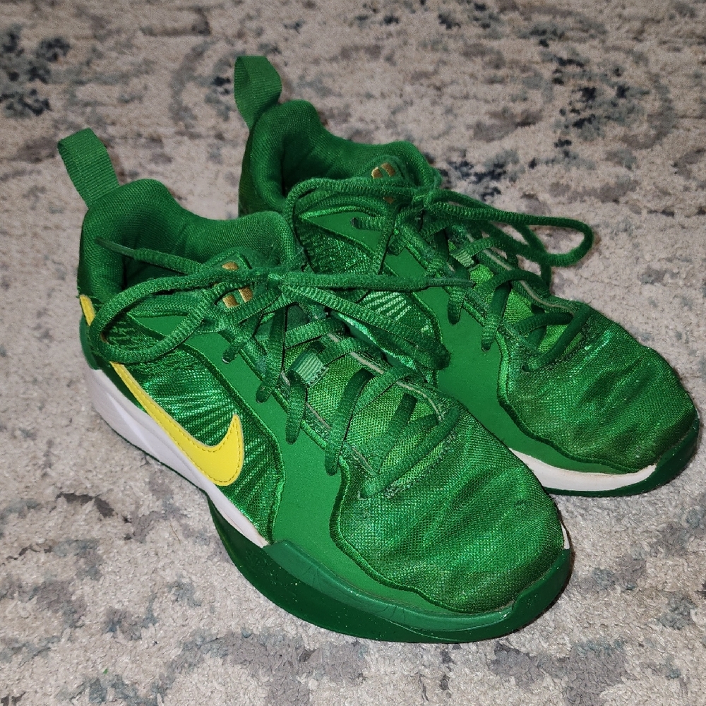 Nike Kids Sabrina Sneakers in Green and Yellow
